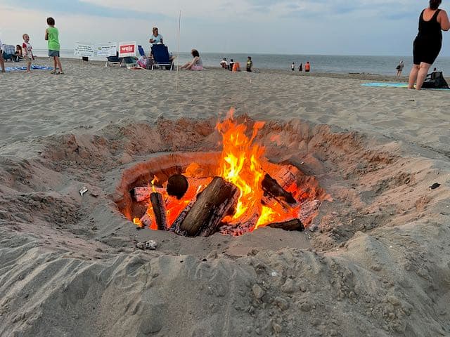 Wednesday Night Bonfires on the Beach