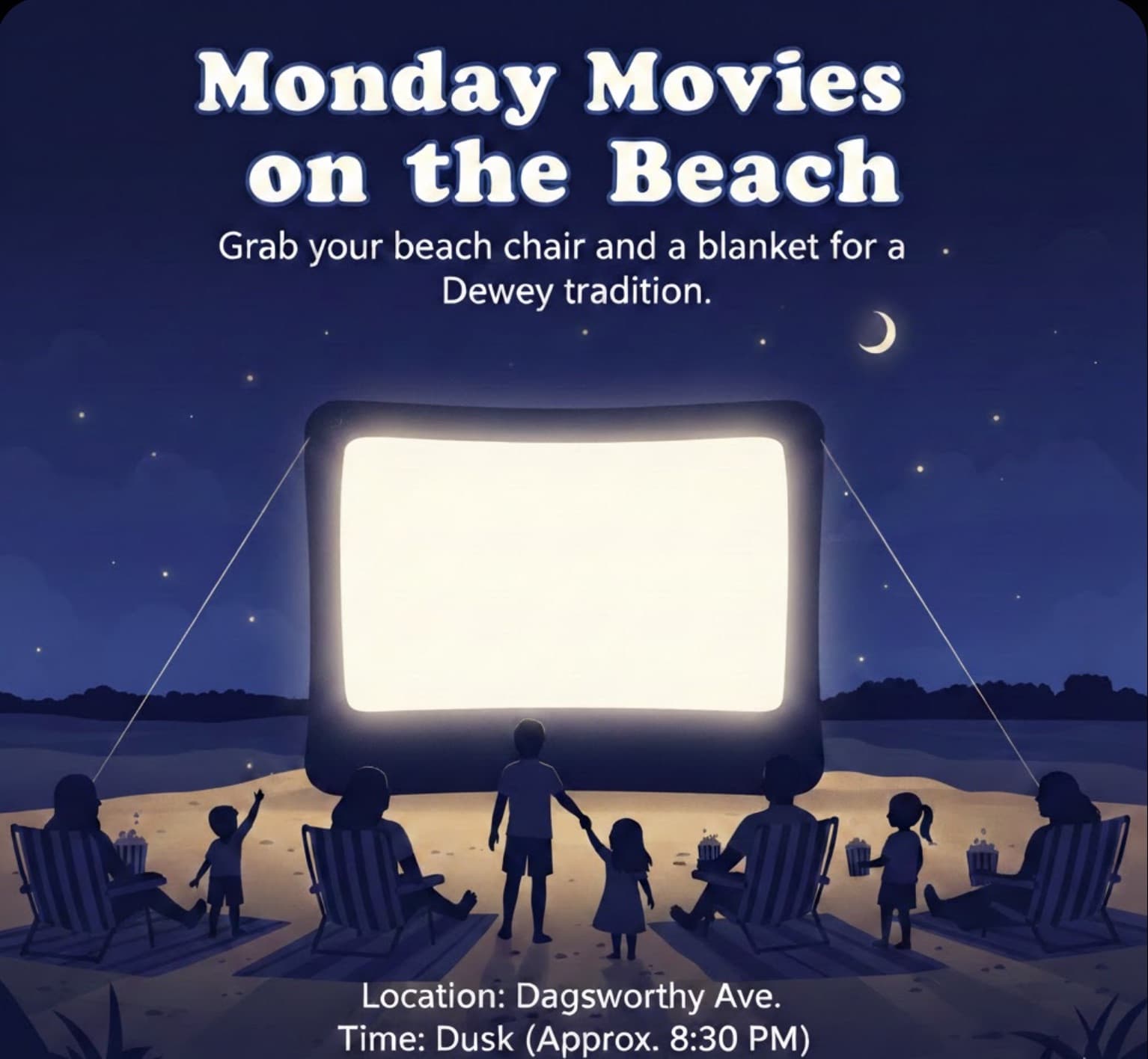 2026 Monday Night Movies on Dewey Beach!